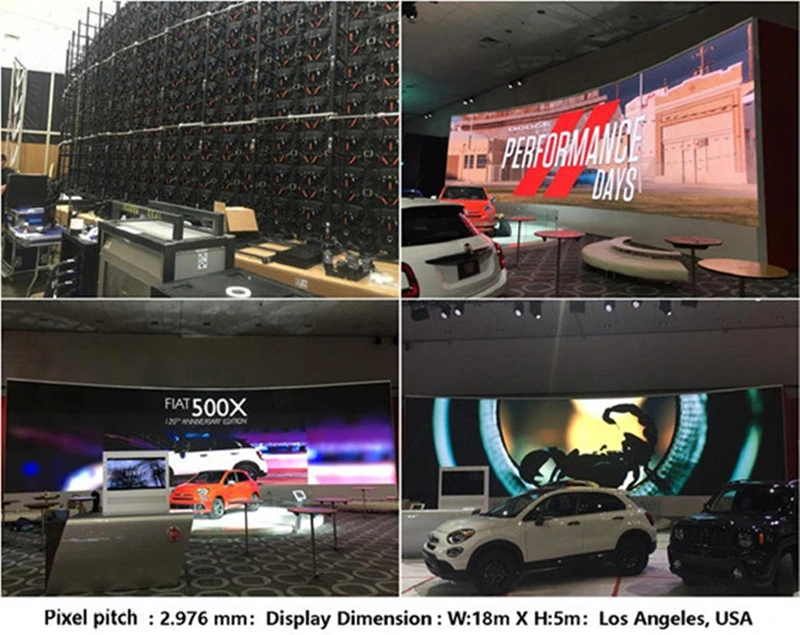 Flexible Movable Portable Indoor LED Soft Screen