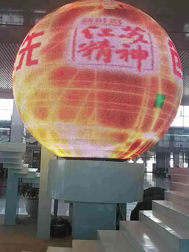 Night Club Special Shape P4 LED Display Screen Spherical Flexible LED Ball Screen