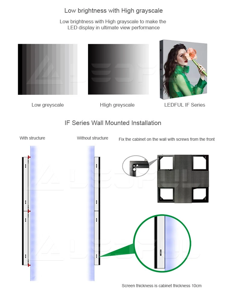 Good Quality Full Color SMD P4 P3 Indoor LED Screen Column Made in China