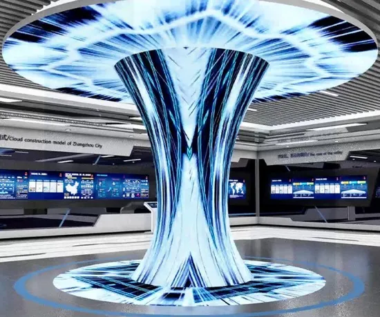 P3 Внутренняя светодиодная панель 3D рекламный щит Светодиодный экран Цилиндрический изогнутый гибкий столб колонна Оптовая продажа для украшения рекламы