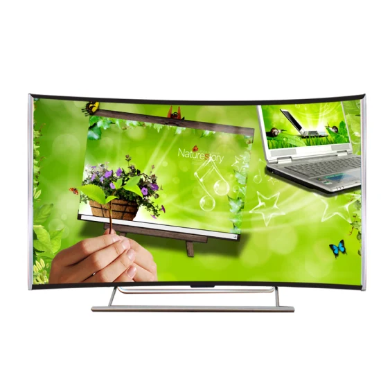 49/50/55/60/65 дюймов изогнутое стекло Android Smart TV LED 4K TV Smart TV Изогнутый светодиодный экран телевизора